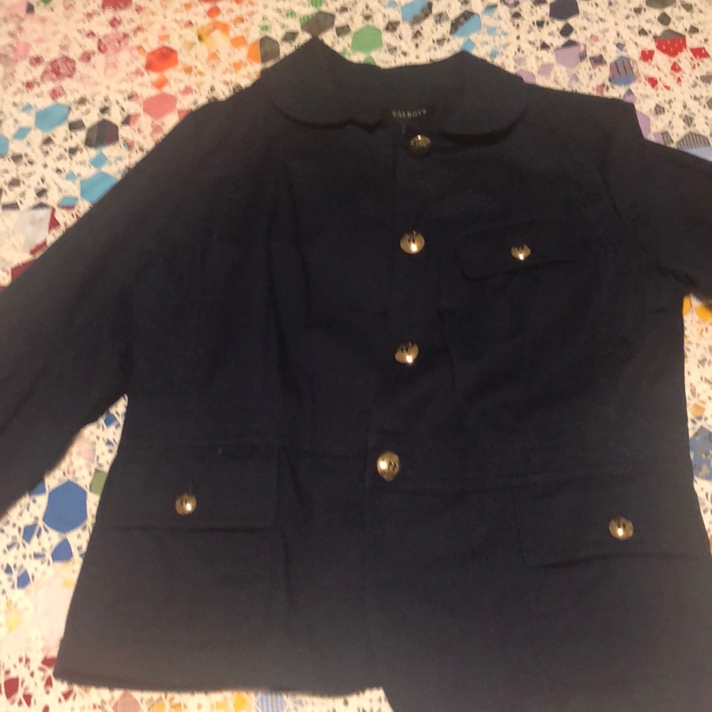 Talbots navy blue jacket